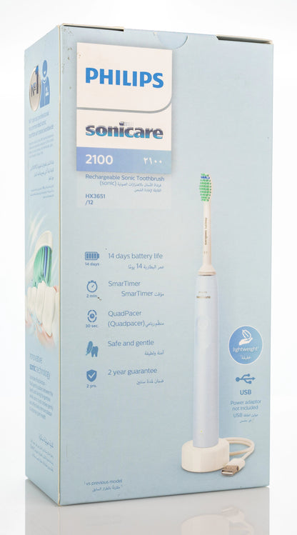 Philips Sonicare 2100 Rechargeable Toothbrush [Hx3651/12]
