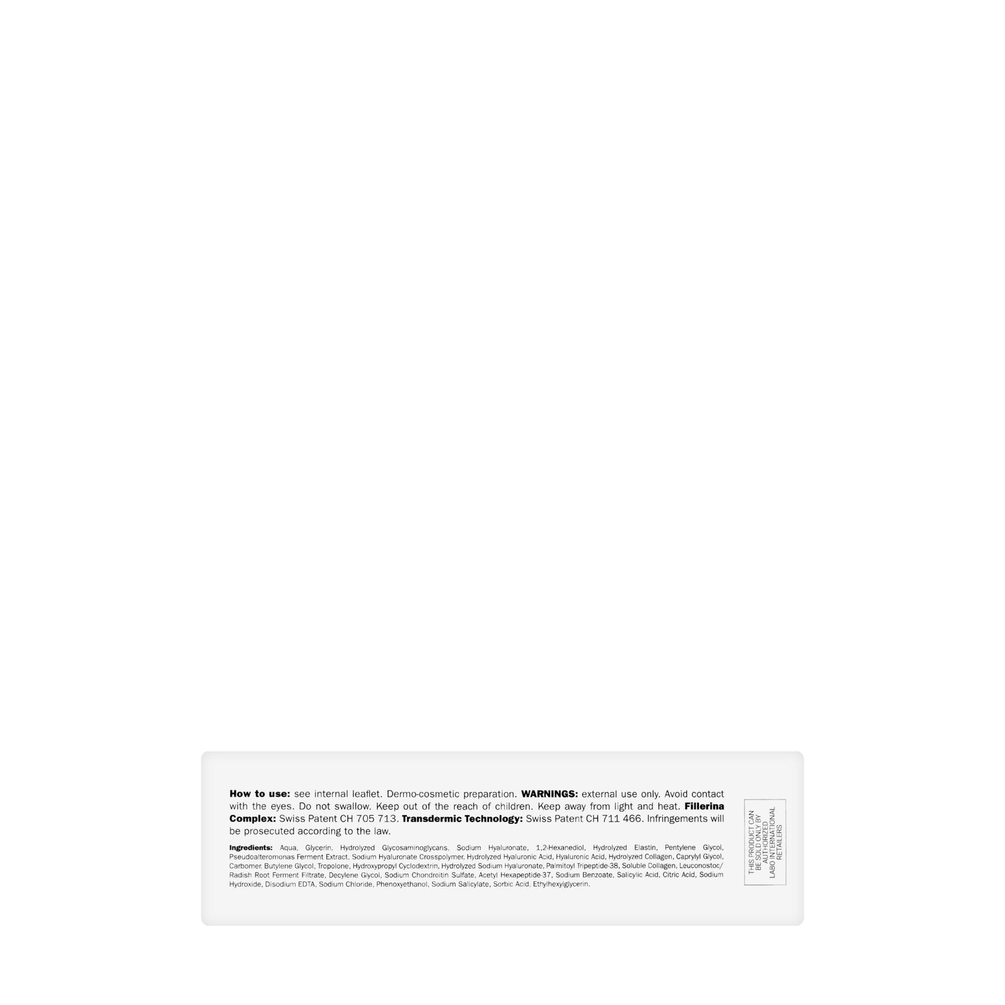 Fillerina Densifying Filler 12 HA Lip and Mouth Grade 5 Gel 7 Ml