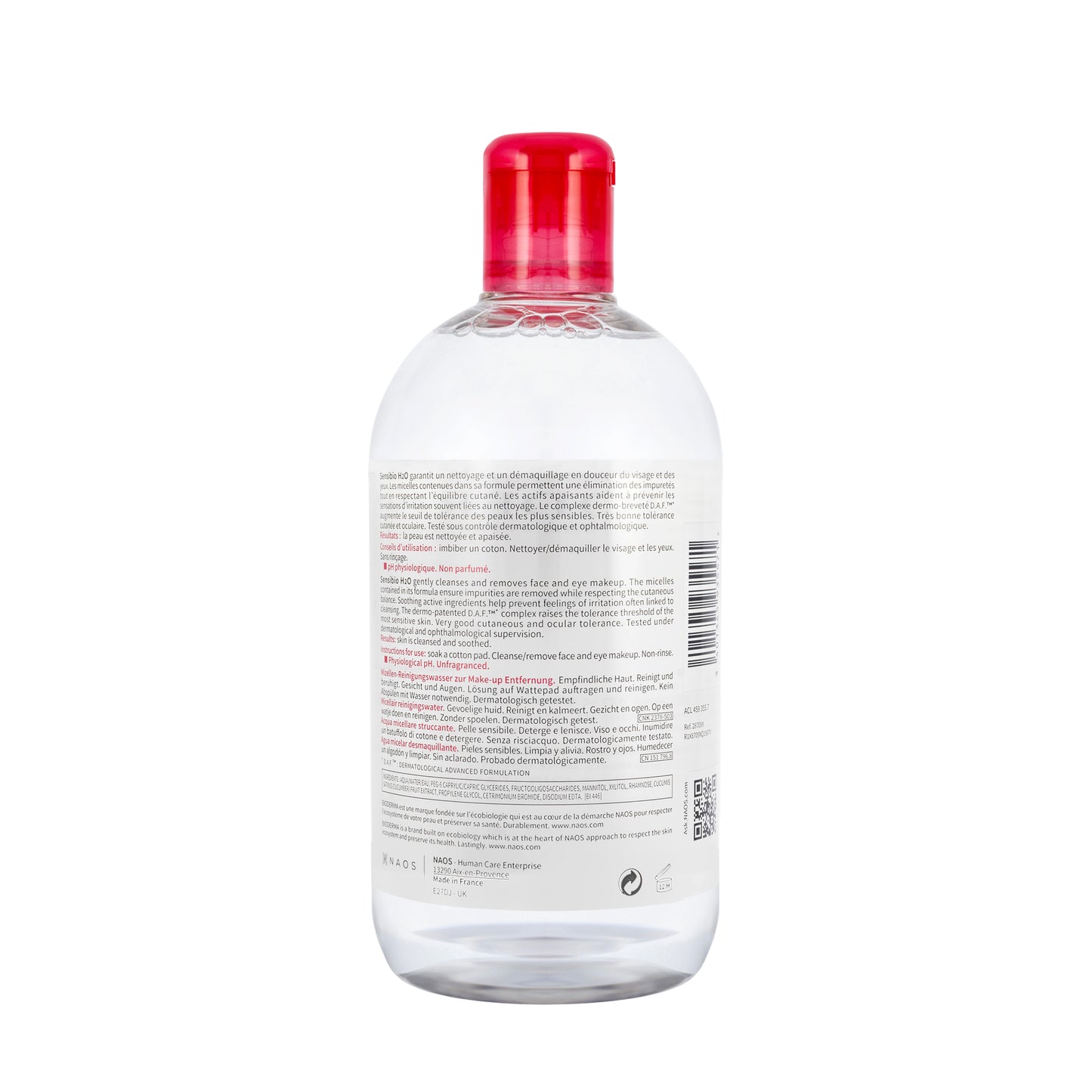Bioderma Sensibio H2O Micellar Water 500 Ml