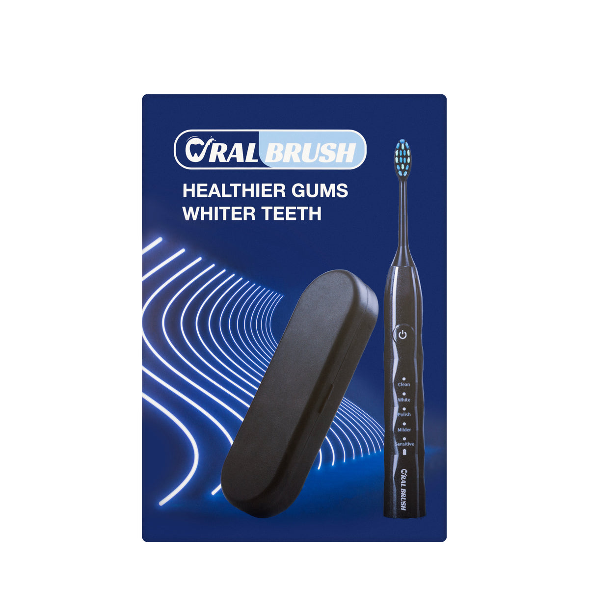 Oral Brush Whiter Teeth Electric Toothbrush-Black
