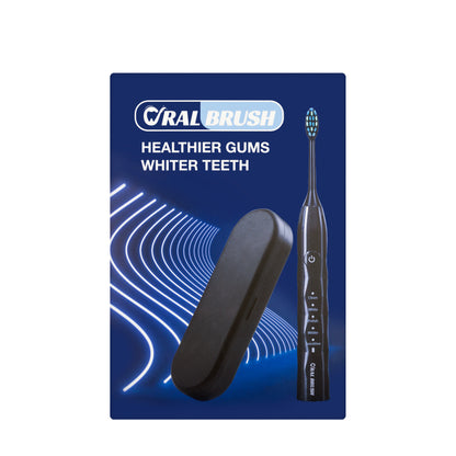 Oral Brush Whiter Teeth Electric Toothbrush-Black