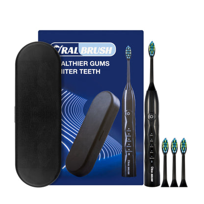 Oral Brush Whiter Teeth Electric Toothbrush-Black