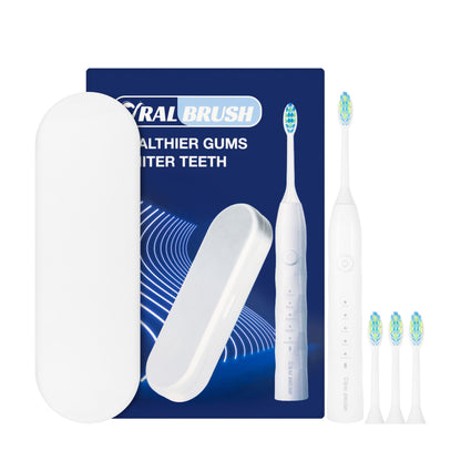 Oral Brush Whiter Teeth Electric Toothbrush-White