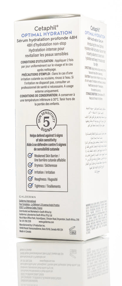 Cetaphil Optimal Hydration 48H Activation Serum 30 Ml