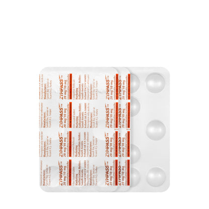 Zympass 20/10Mg 30Tablets