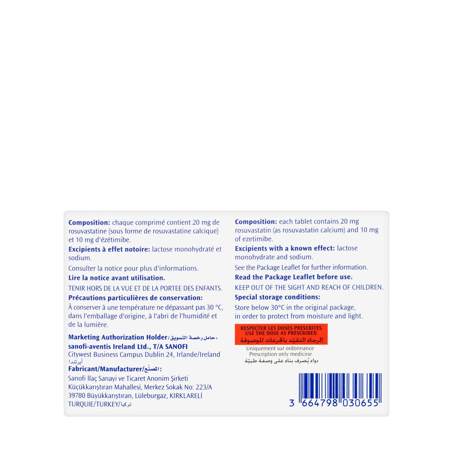 Zympass 20/10Mg 30Tablets