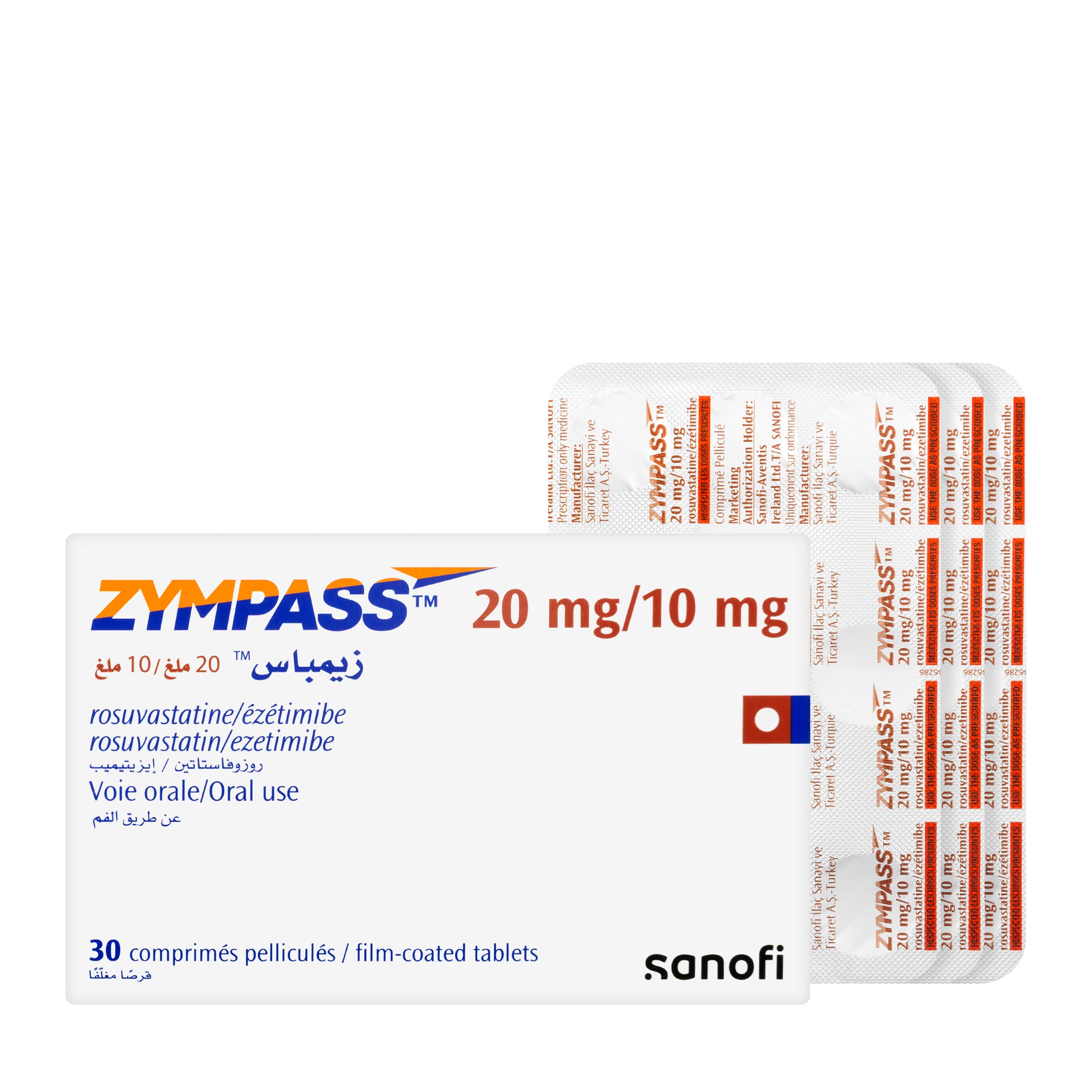 Zympass 20/10Mg 30Tablets