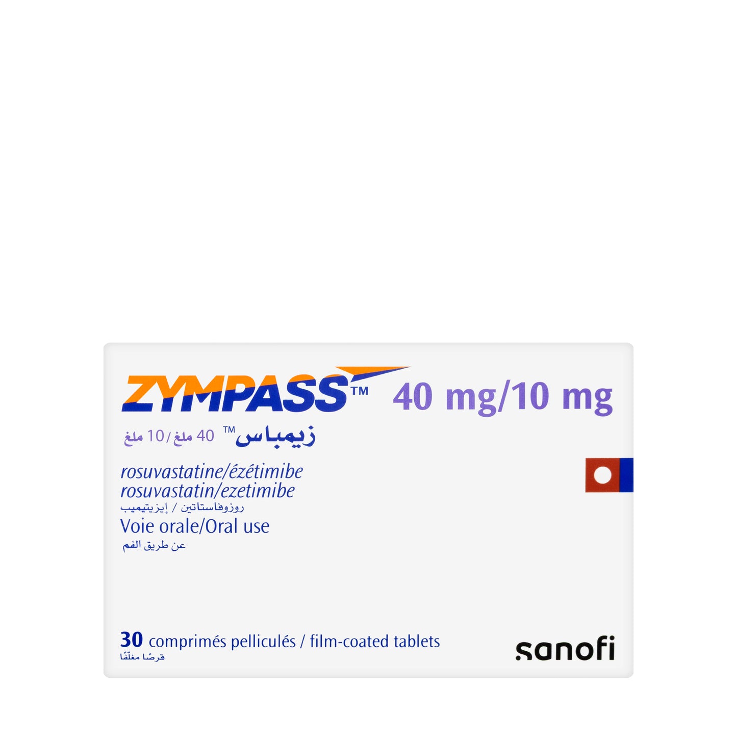Zympass 40/10Mg 30Tablets