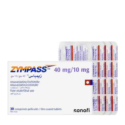 Zympass 40/10Mg 30Tablets