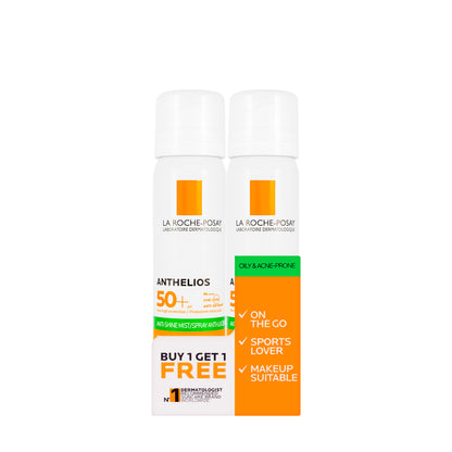 La Roche-Posay Anthelios Anti Shine Spray 75 Ml 1+1 Offer