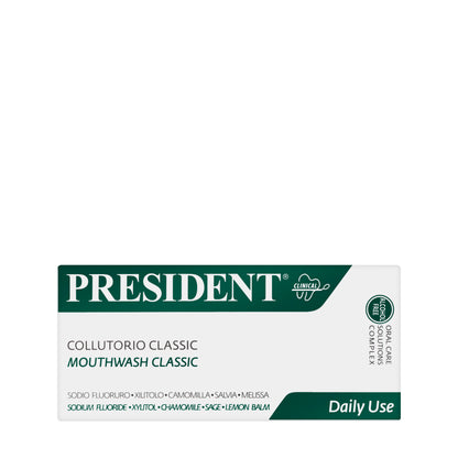President Daily Use Classic Mouthwash 200ml