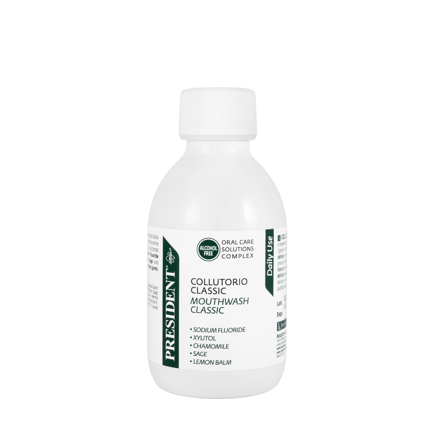 President Daily Use Classic Mouthwash 200ml