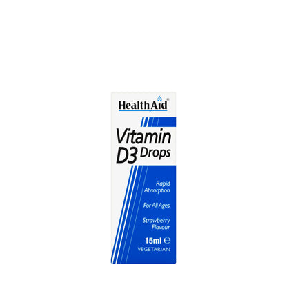 Health AidVitamin D3 1000IU Drops 15ml