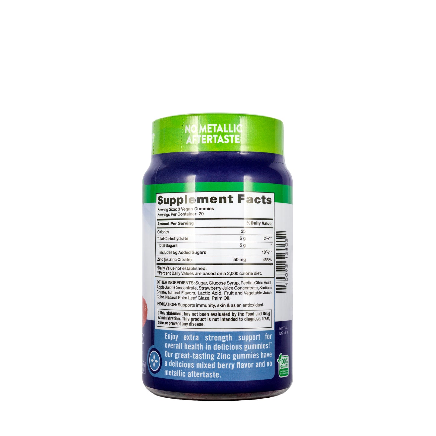 Nature’s Truth Zinc 50mg Gummies 60 gummies