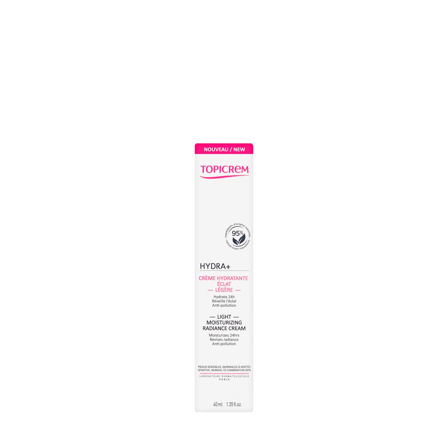 Topicrem Light Moisturizing Radiance Cream 40 Ml