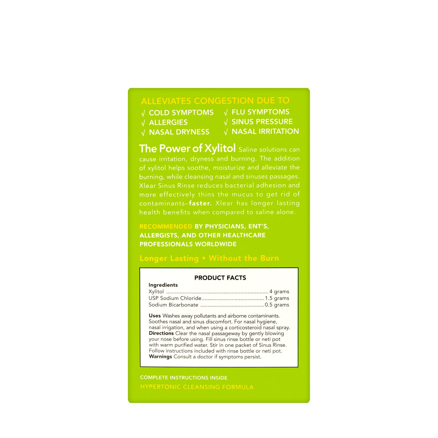Xlear Sinus 6Gm x 50 sachets Rinse Packets