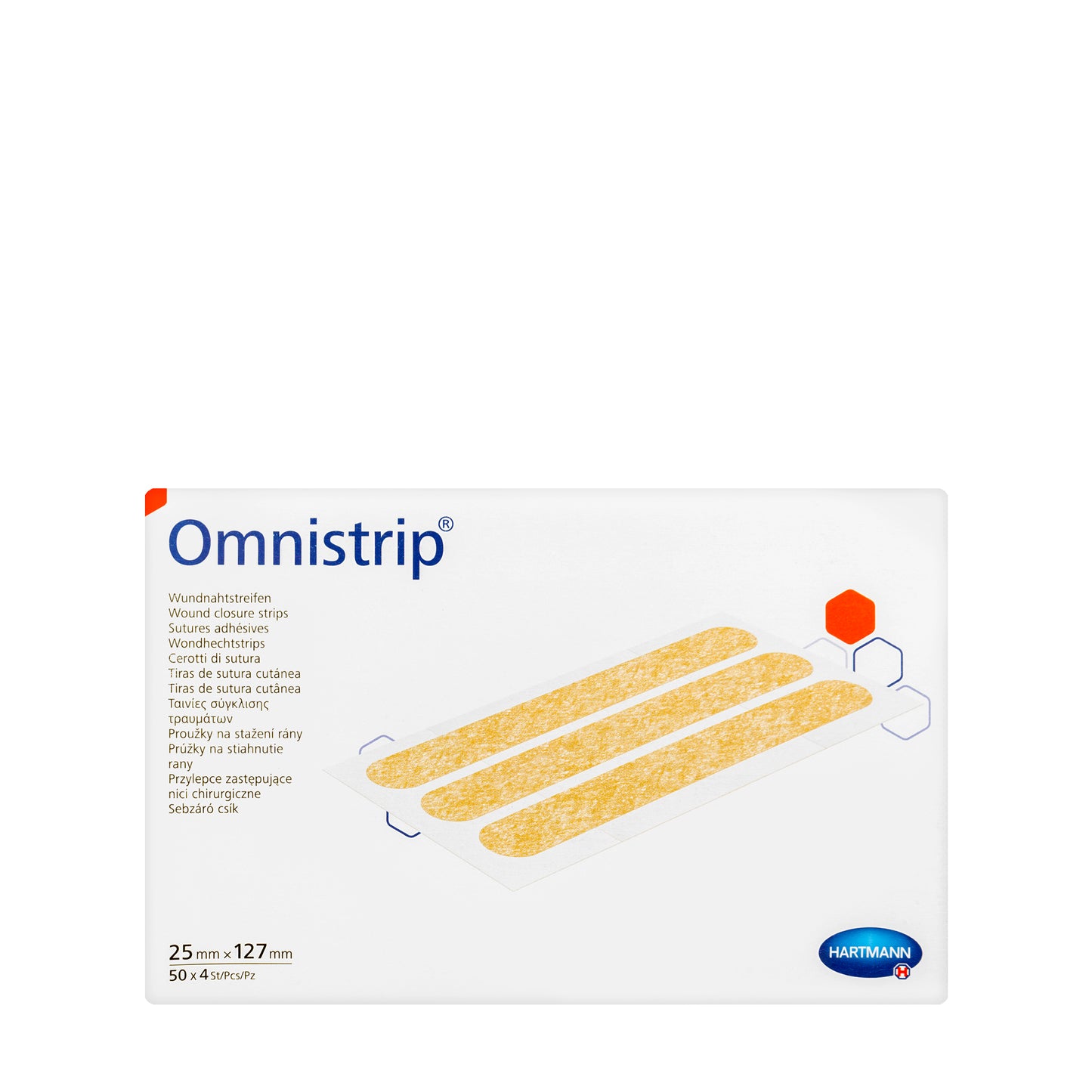 Hartmann Omnistrip Wound Closure Strips 25X127Mm 50X4 Pieces