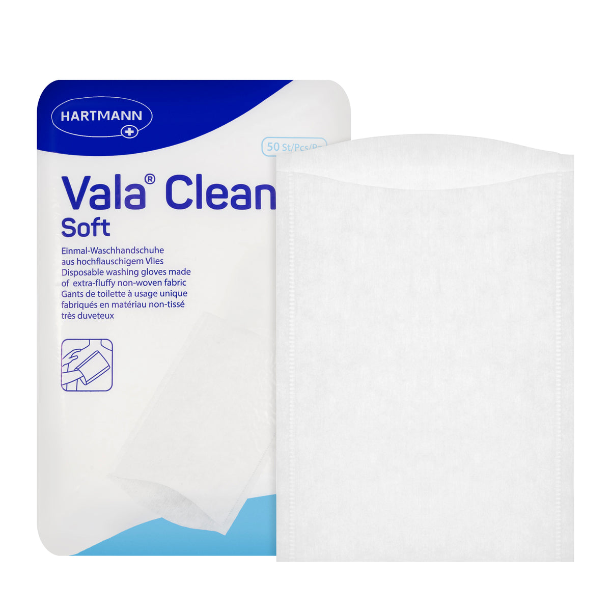 Hartmann Vala Clean Soft Washing Gloves 50 Pieces