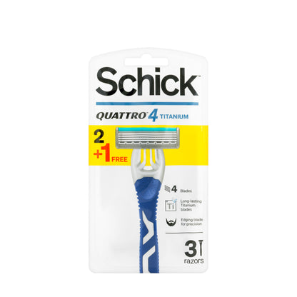 Schick Quattro 4 2+1 Razor Kit (Men)