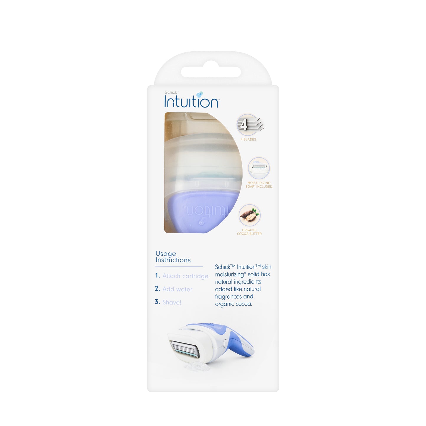Schick Intuition Pure Nourishment Razor Kit