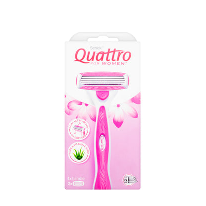 Schick Quattro Women Razor Kit 1+2