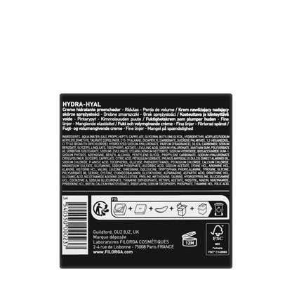 Filorga Hydra Hyal Cream Hydrating Plumping Cream Normal to Dry Skin 50 Ml