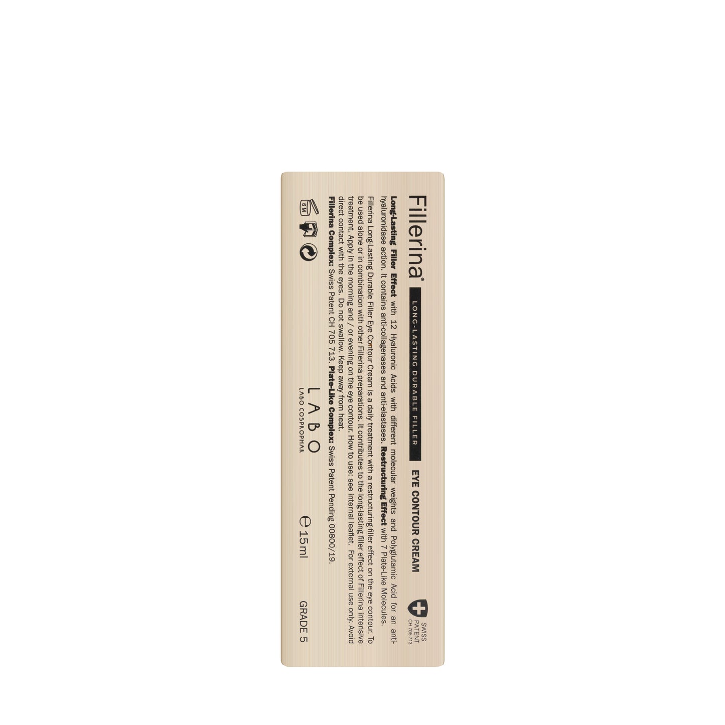 Fillerina Long-Lasting Durable Filler Eye Contour Cream Grade 5 – 15 Ml