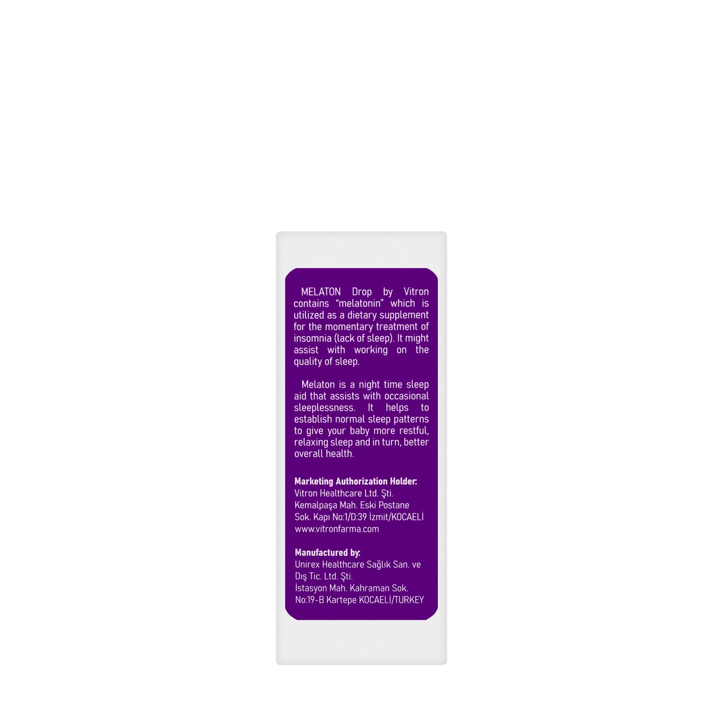 Vitron Melaton Melatonin 1mg Drops 30ml