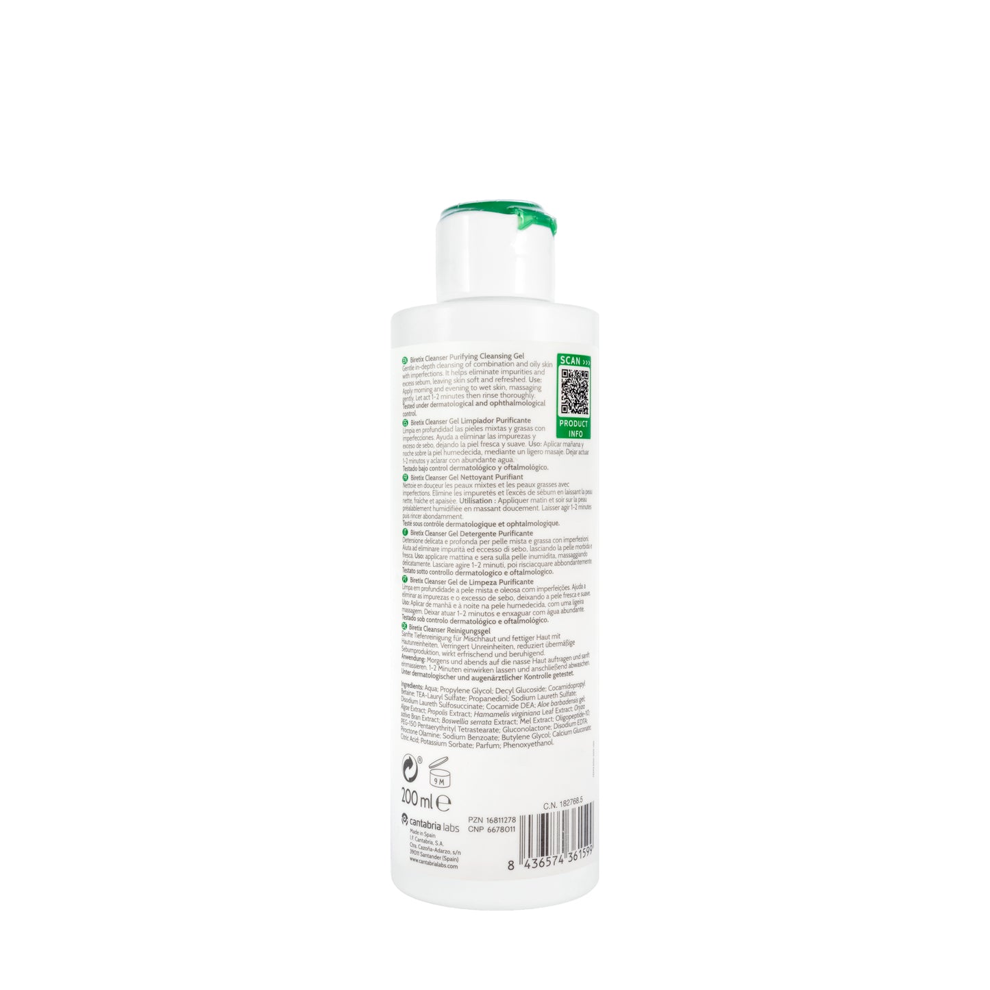 Biretix Cleanser Purifying Cleansing Gel 200 Ml