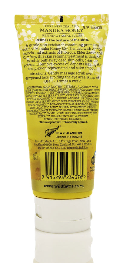 Wild Ferns Manuka Honey Facial Scrub 100 ml