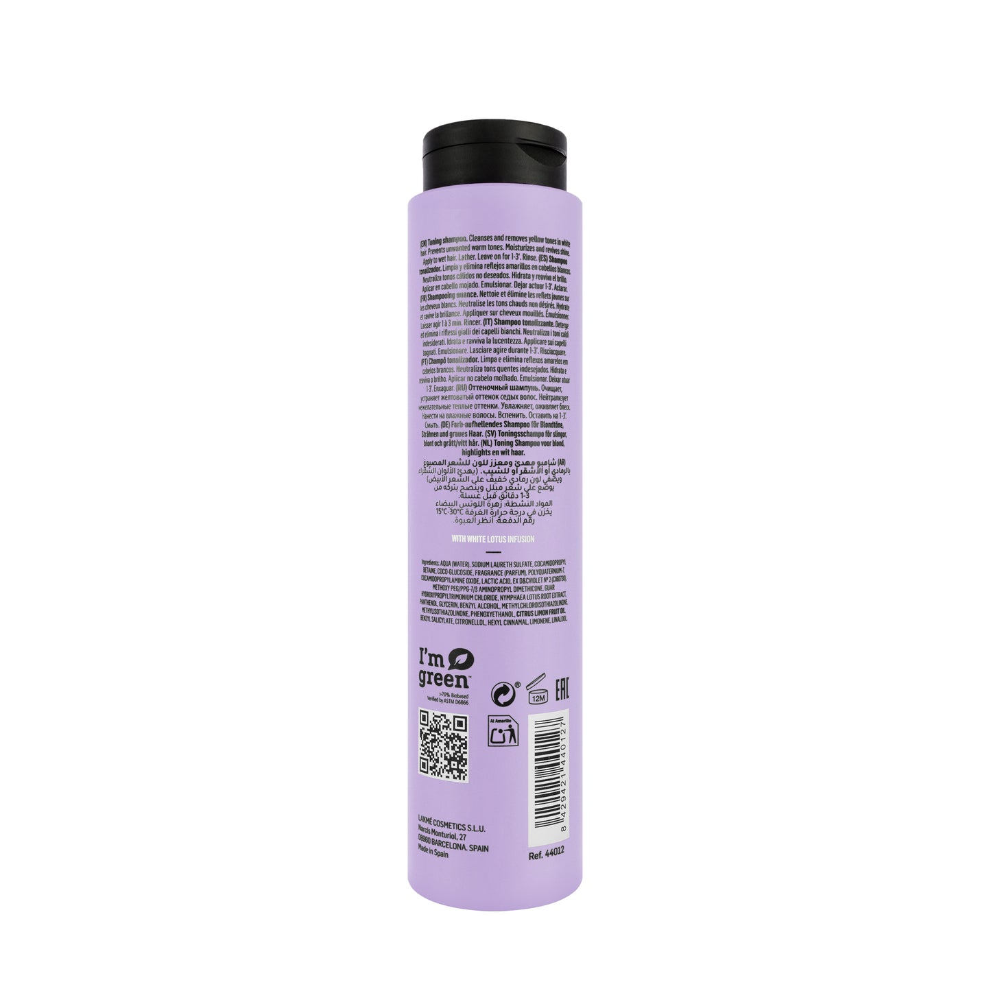 Lakme Teknia White Silver shampoo 300 Ml