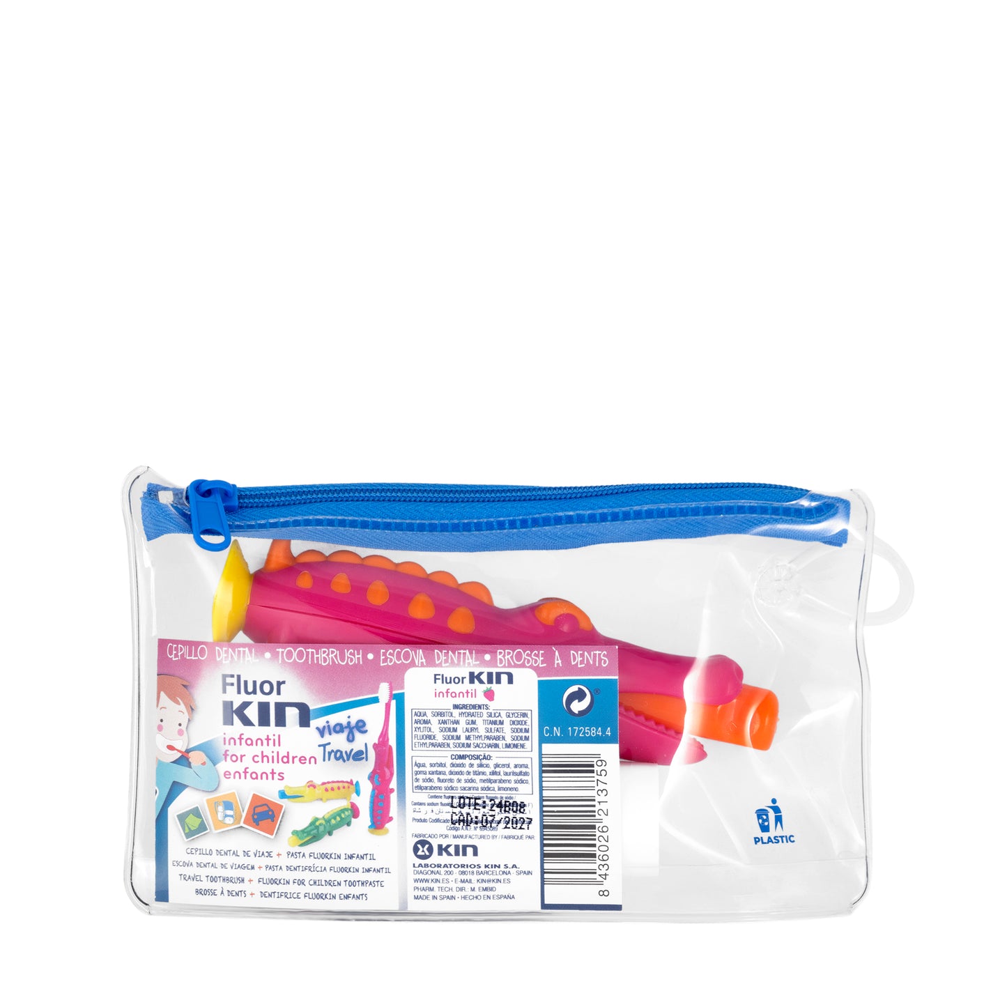 Kin Child Travel [Fluor Infantil] ToothPaste+Toothbrush