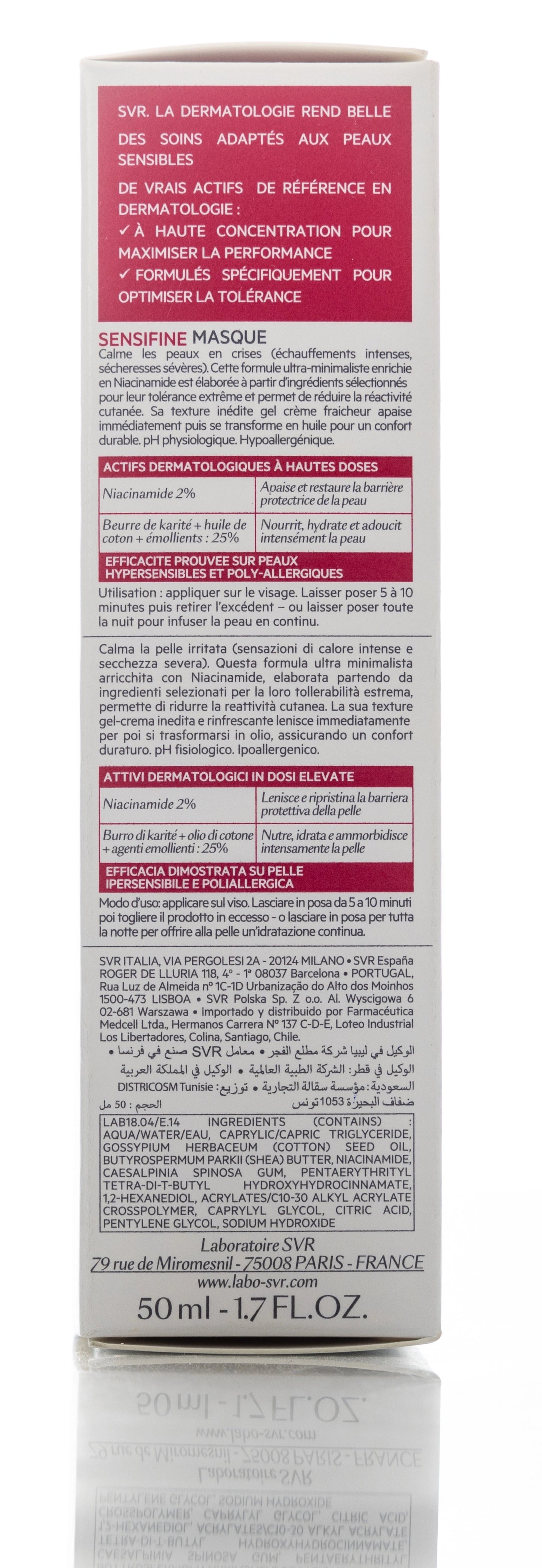 SVR Sensifine Mask 50 ml