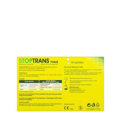 Stoptrans Med Sachets 3Gmx10pieces