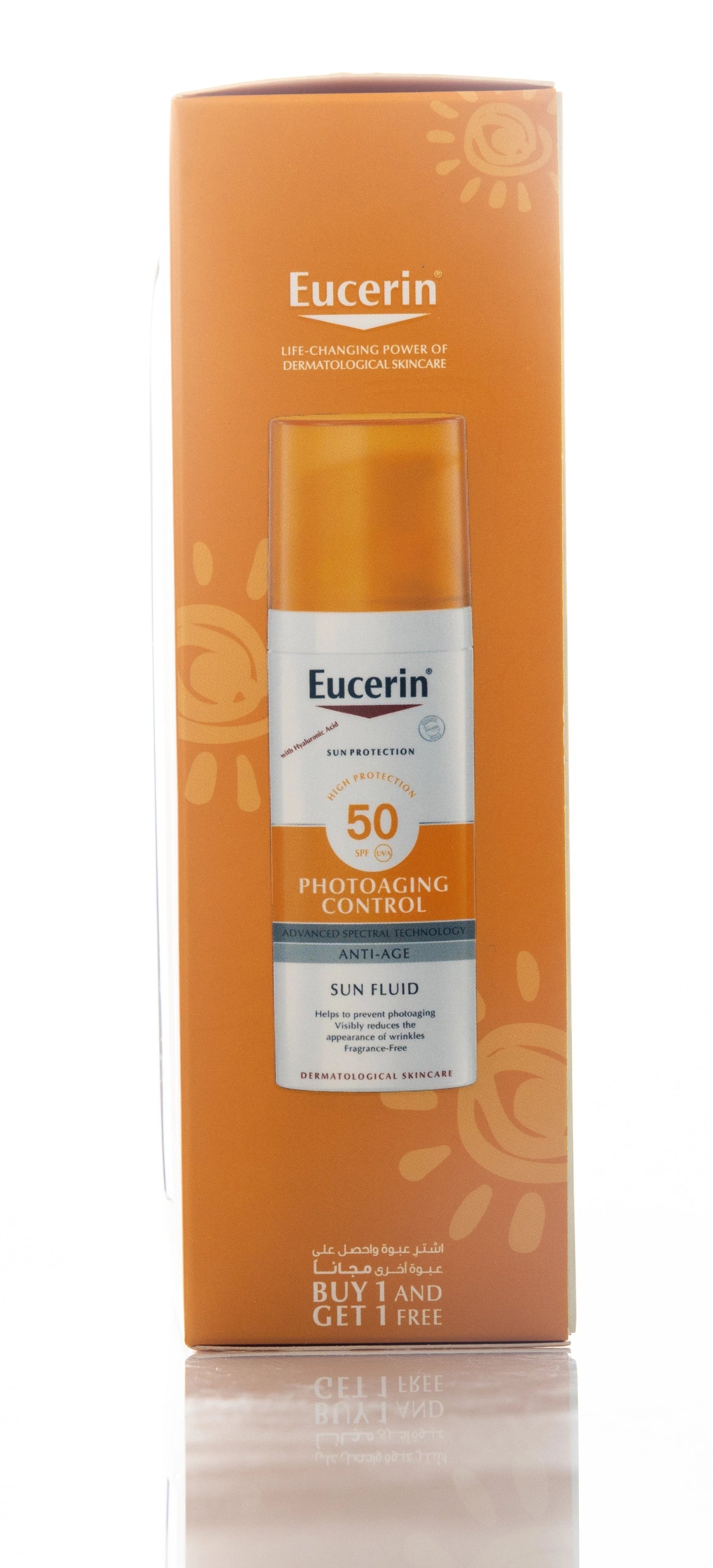 Eucerin Sun Photoaging Control SPF 50+ Fluid 50 Ml Offer Pack 1+1