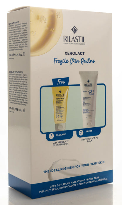 Rilastil Xerolact Clean Oil 50 Ml+Balm 200 Ml Offer