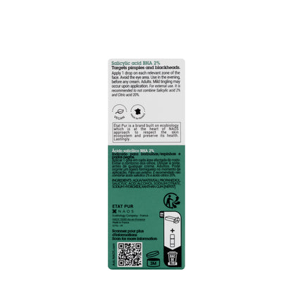 Etat Pur Pure Active Salicylic Acid BHA 2% Pimples, Blackheads Serum 15 Ml