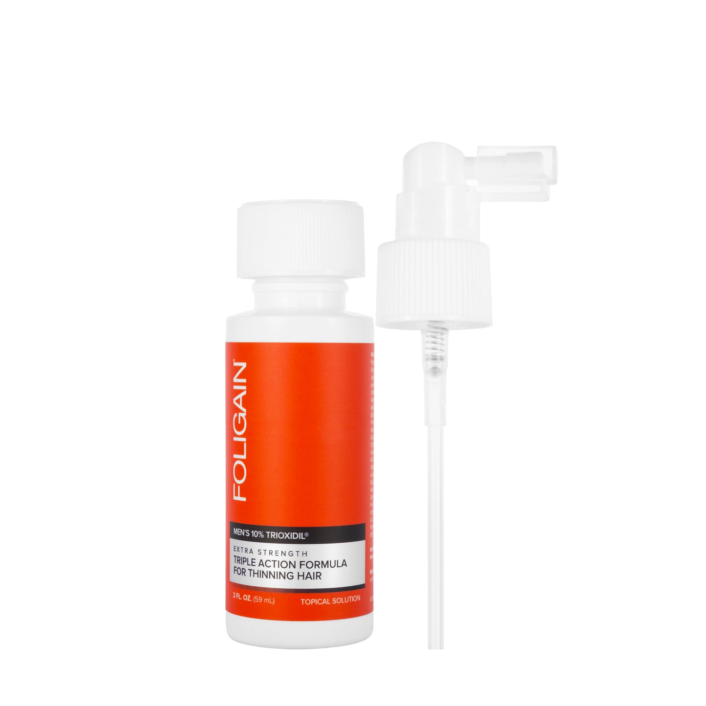 Foligain Men's 10% Trioxidil Extra Strength Topical Solution for Thinning Hair 59 Ml