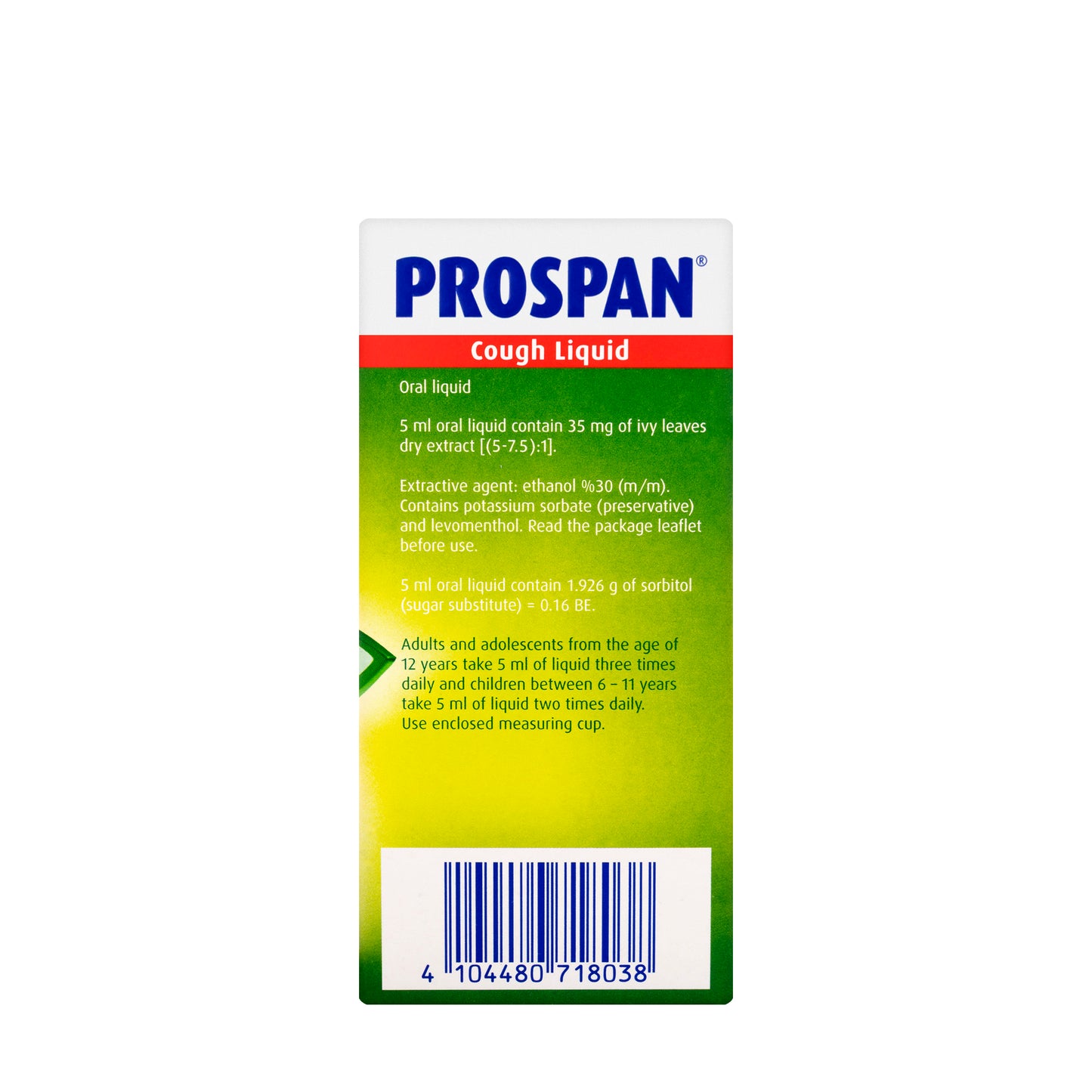Prospan Menthol Cough Syrup 100Ml