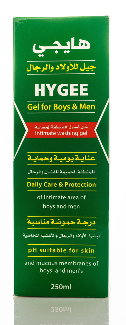 Hygee Intimate Washing Gel For Boys & Men 250Ml