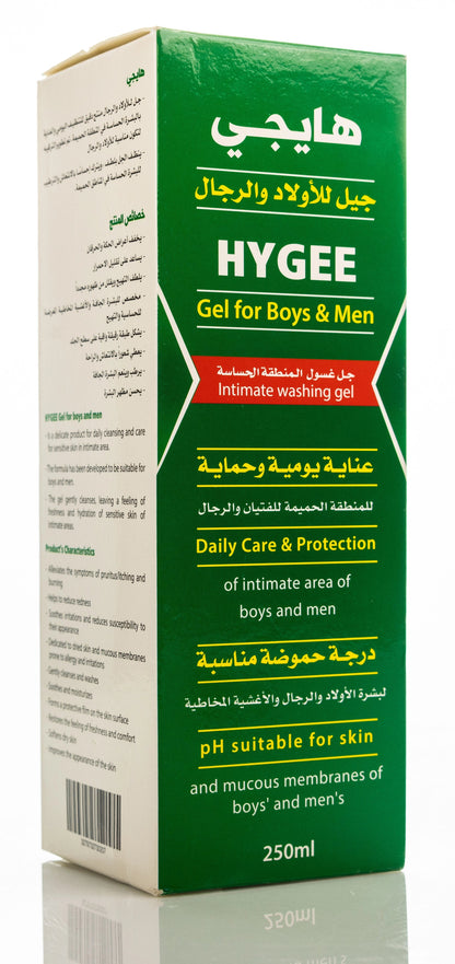 Hygee Intimate Washing Gel For Boys & Men 250Ml