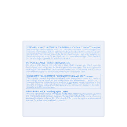 Declaré Pure Balance Matifying Hydro Cream 50 ml