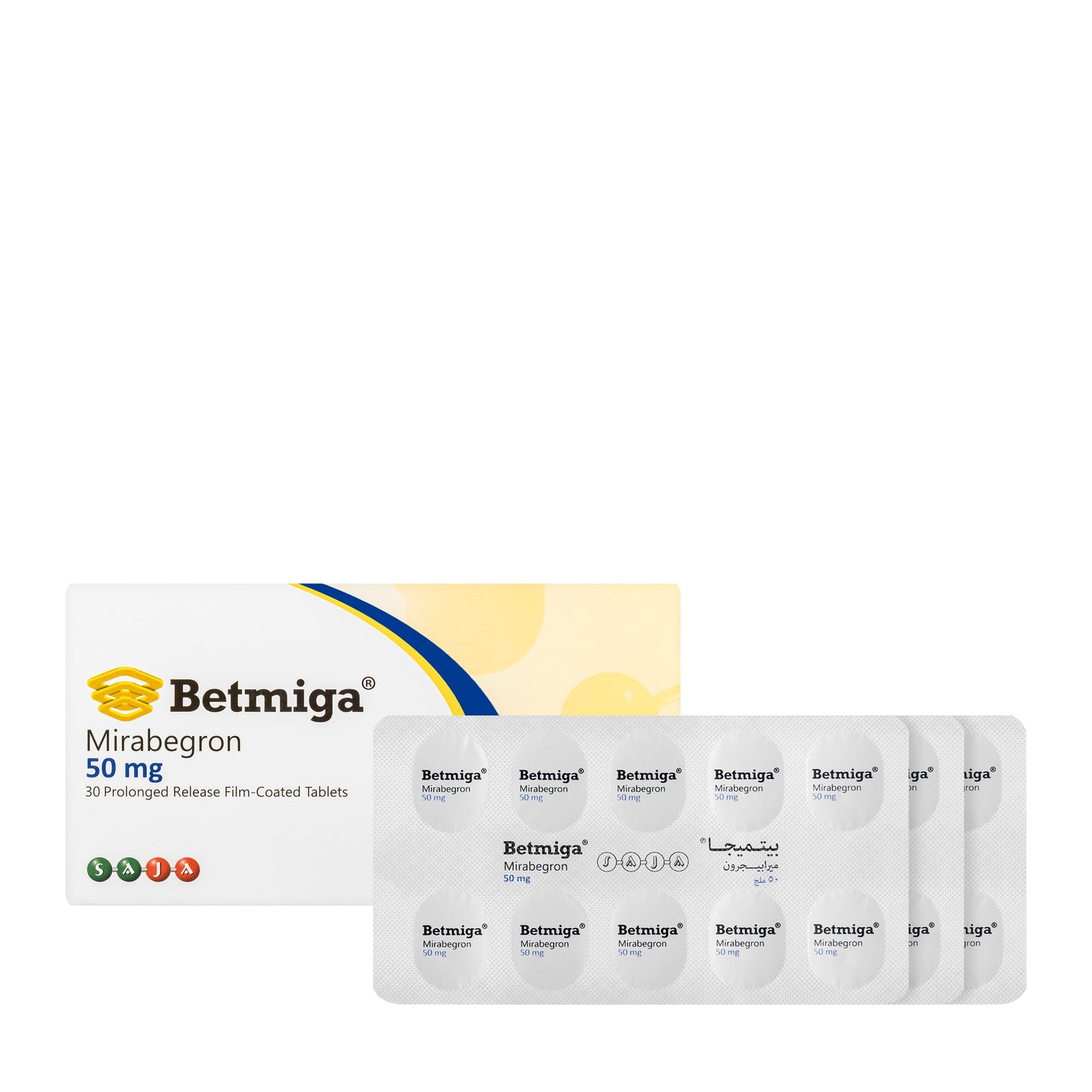 Betmiga 50Mg 30Tablets