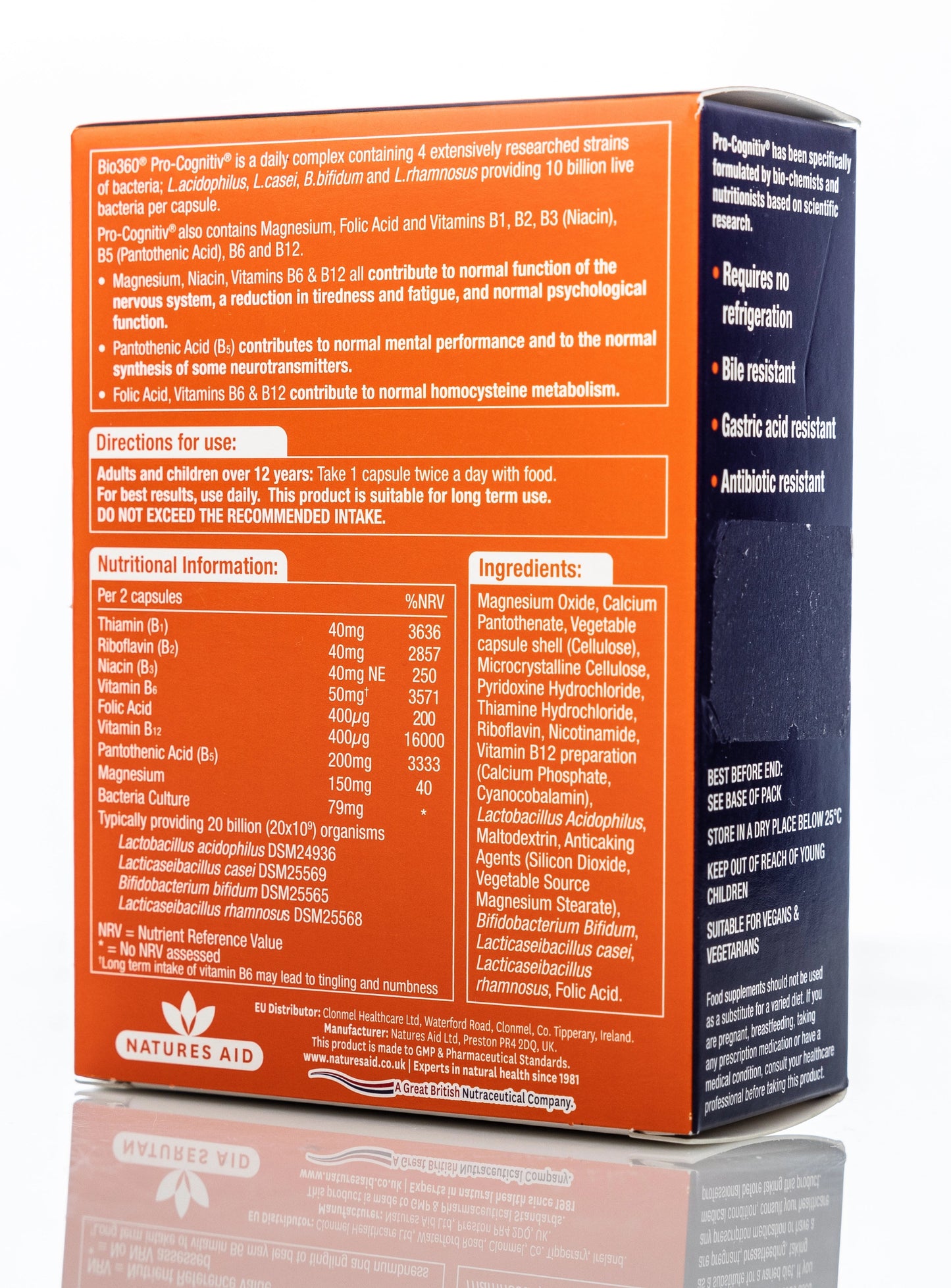 Bio 360 Pro-Cognitiv 10Billion  60 Capsules