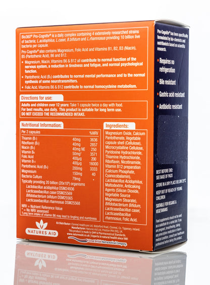 Bio 360 Pro-Cognitiv 10Billion  60 Capsules