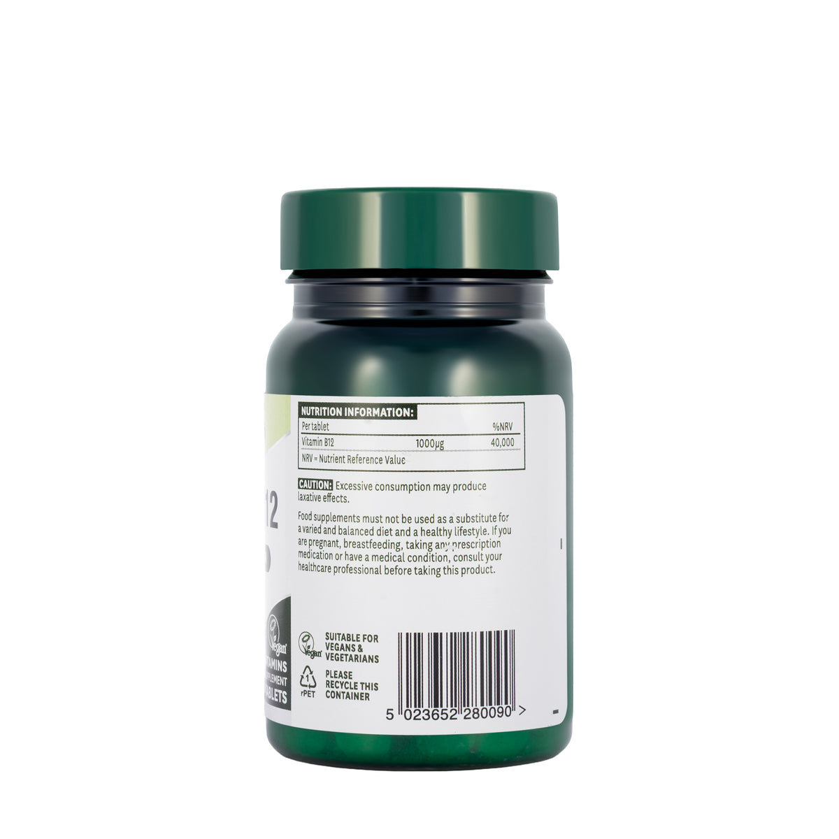Natures Aid Vitamin B12 Sublingual 1000Mcg 90 Tablets