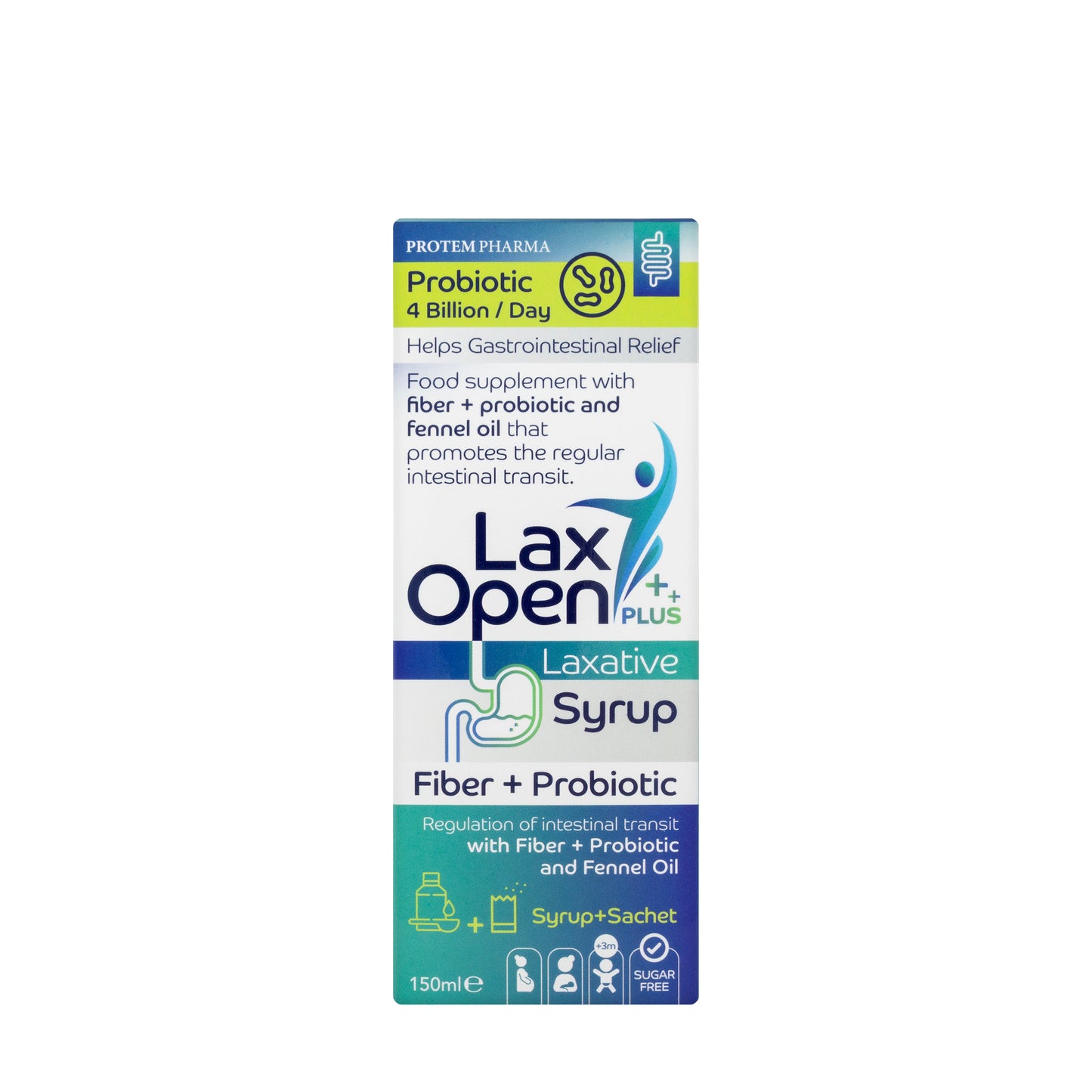 Lax Open Plus Syrup 150Ml