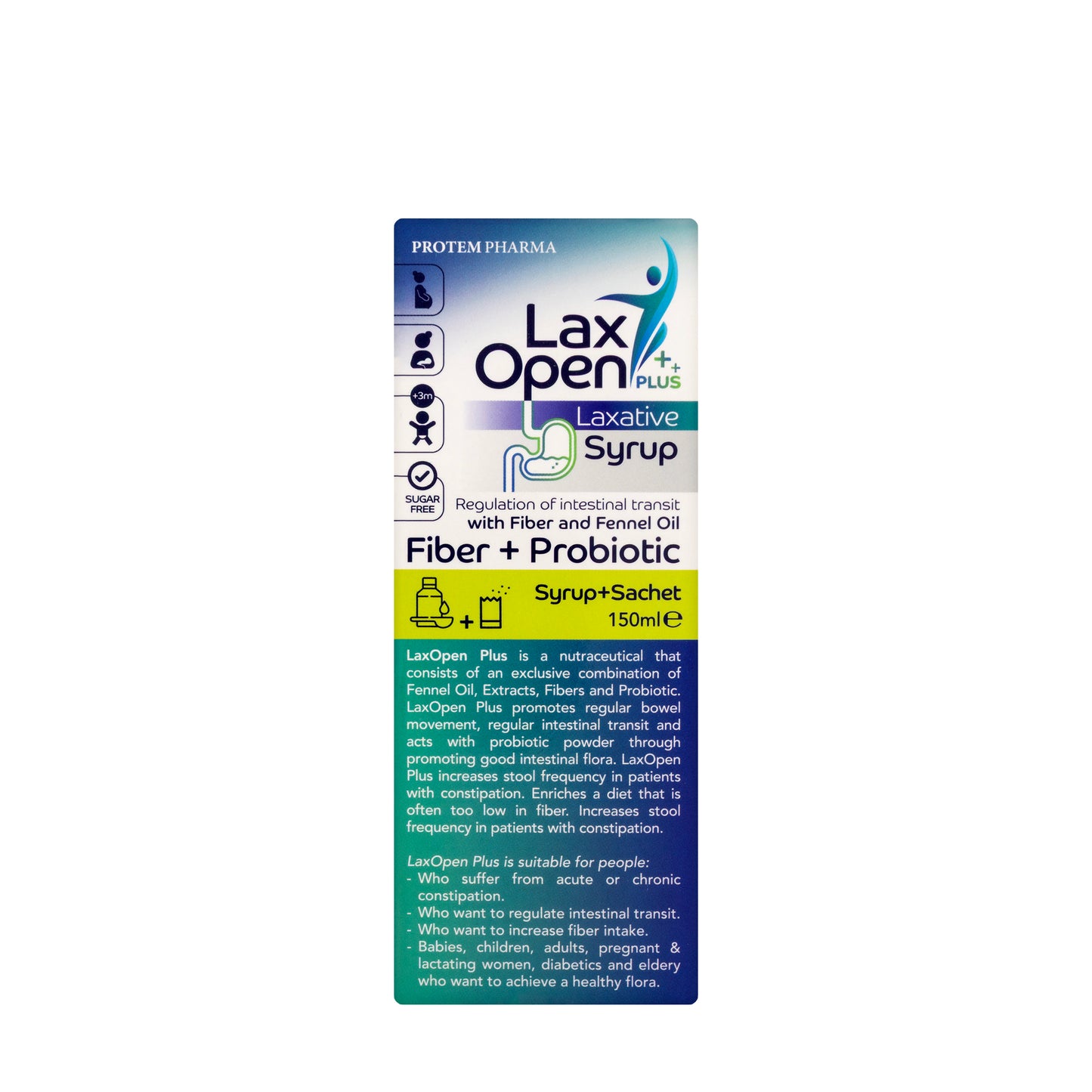 Lax Open Plus Syrup 150Ml