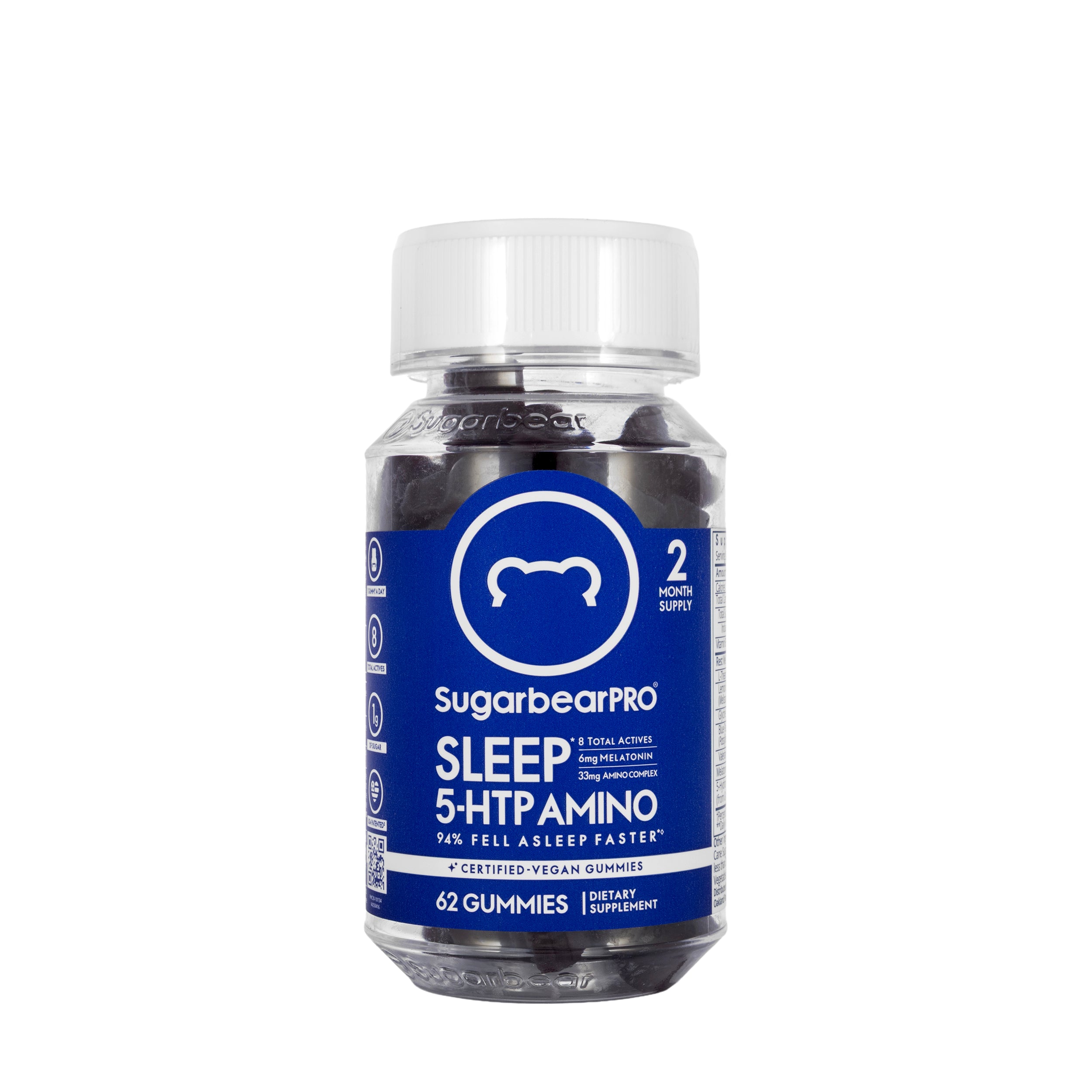 Sugarbear Sleep Deep 5-HTP 60 Gummies