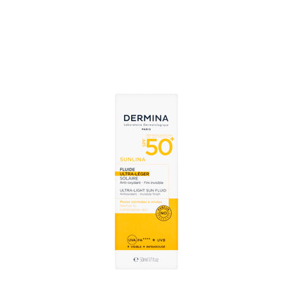 Dermina Sunlina SPF 50+ Ultra Light Sun Fluid 50 Ml